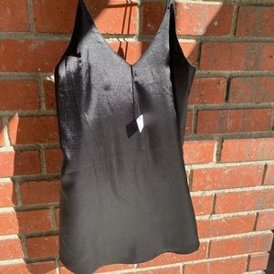 Black slip dress